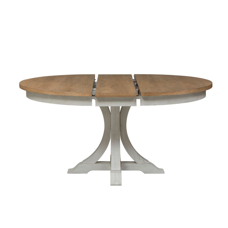 Farmhouse Reimagined Oval Pedestal Table Top 652T4860