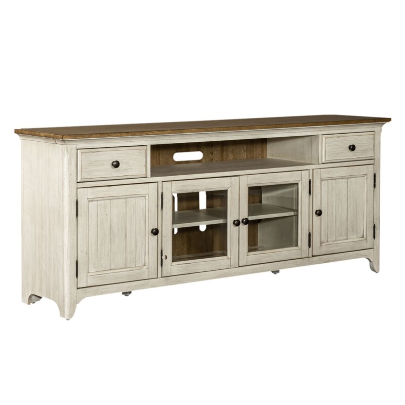 Farmhouse Reimagined Entertainment TV Stand 652TV72