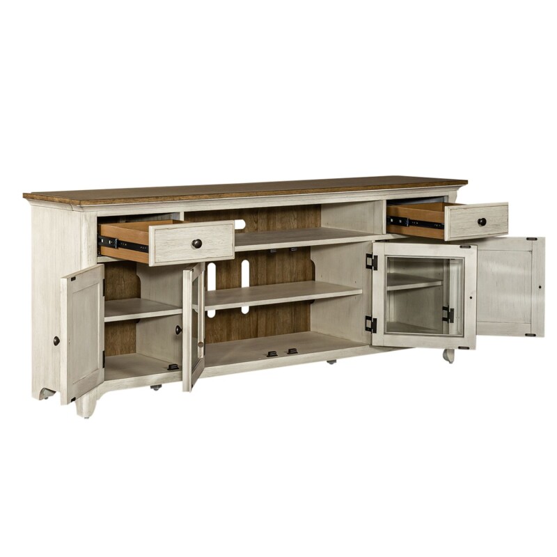 Farmhouse Reimagined Entertainment TV Stand 652TV72