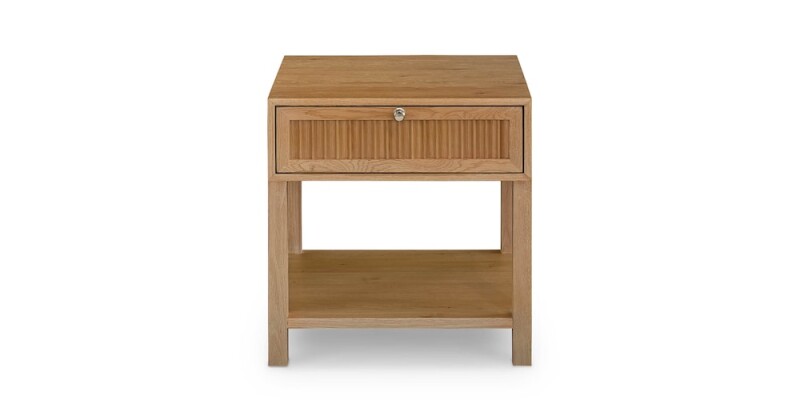 Newbury Ribbed Drawer End Table 65440665