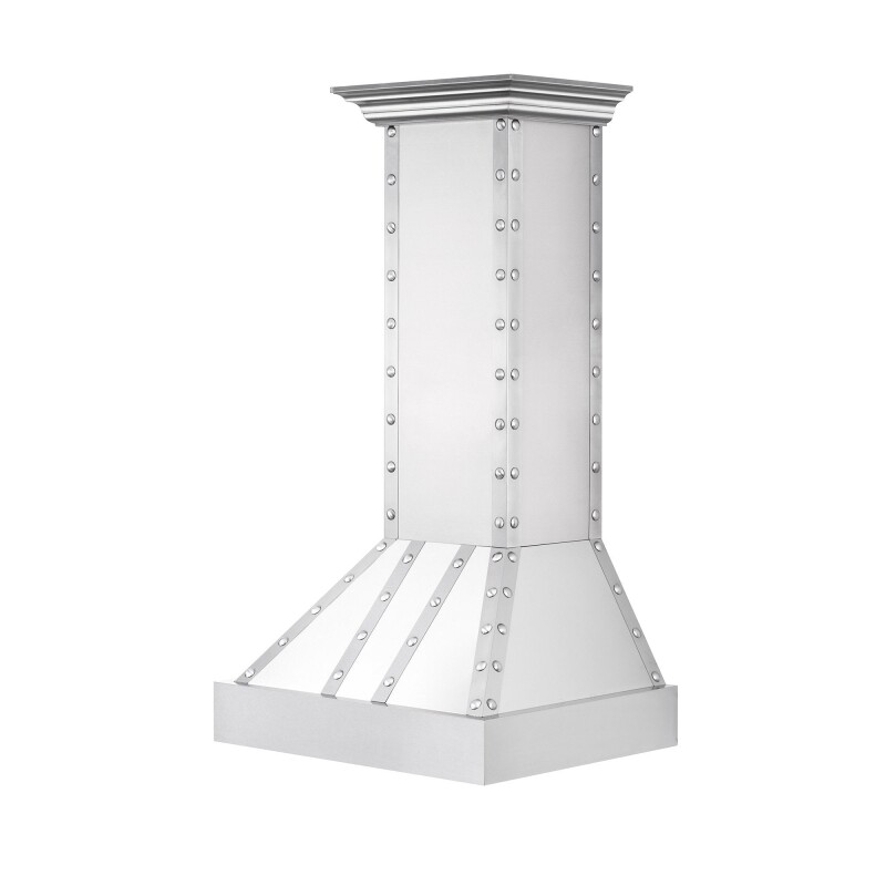 Convertible Vent Designer Series Wall Mount Range Hood in DuraSnow (655-4SSSS) - 48 inch 6554SSSS48