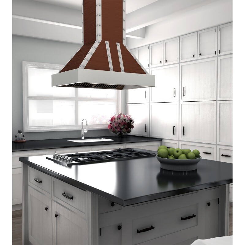 30" Designer Series Island Range Hood 655ICSSSS30