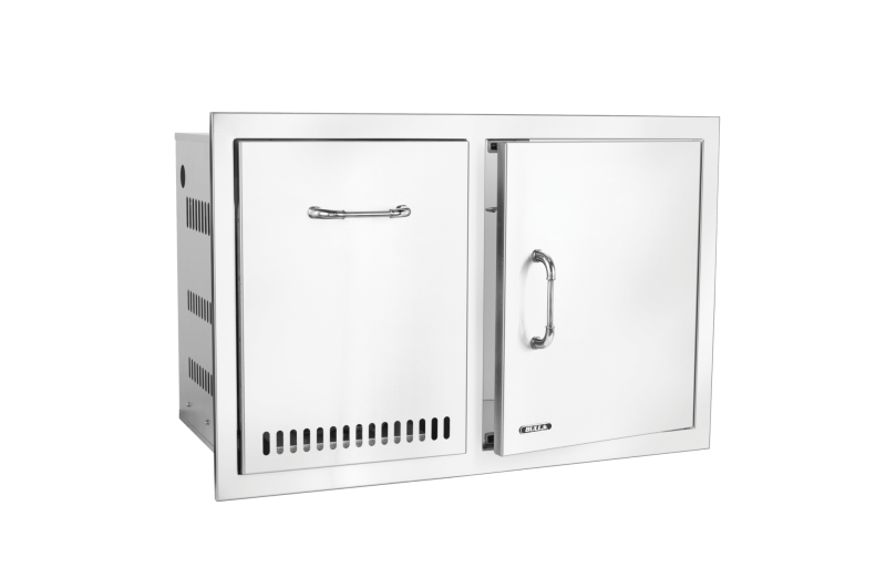 Stainless-Steel Door/Propane Drawer Combo with Reveal 65790
