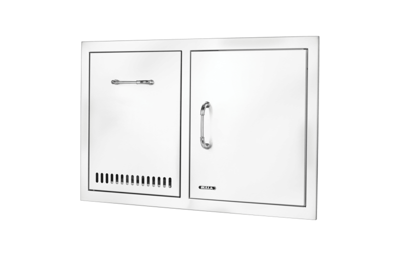 Stainless-Steel Door/Propane Drawer Combo with Reveal 65790