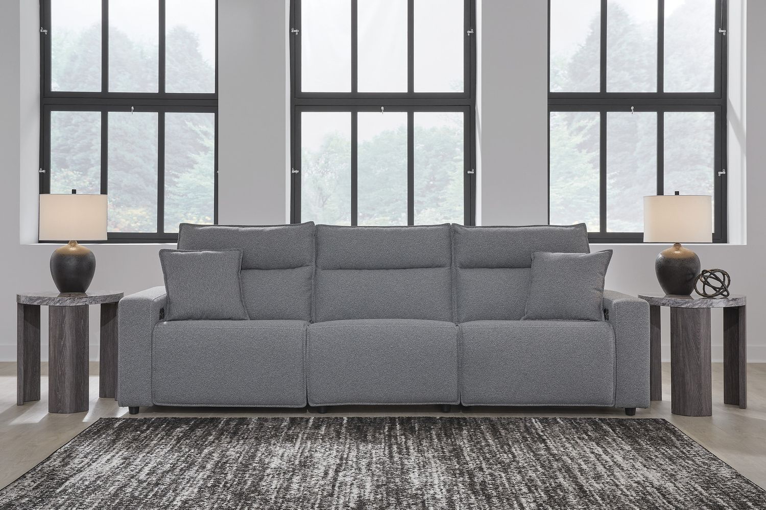 Modmax 3-Piece Power Reclining Sectional Sofa In Salt and Pepper 65906S1