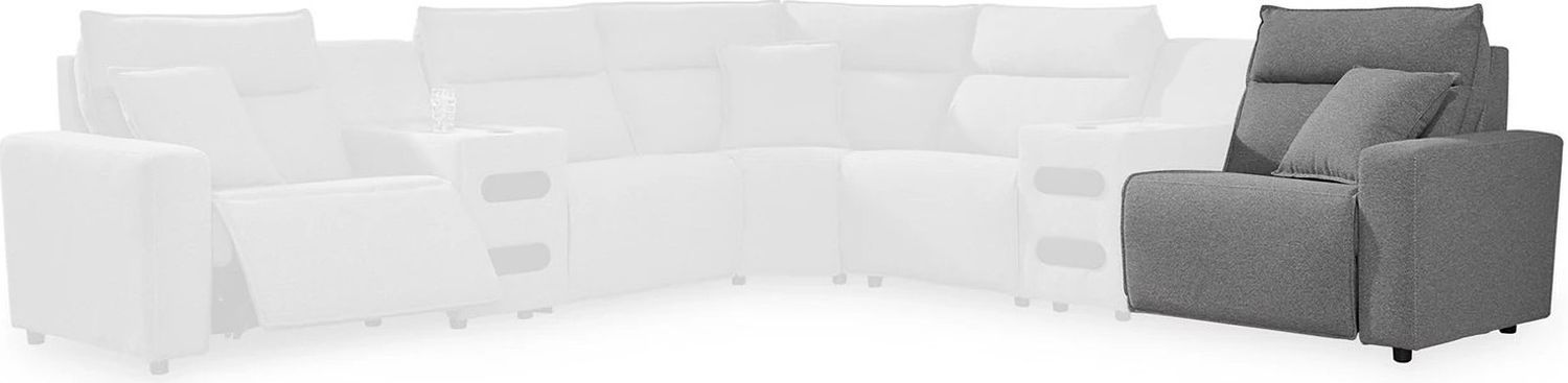 Modmax 6-Piece Power Reclining Sectional In Salt and Pepper 65906S10