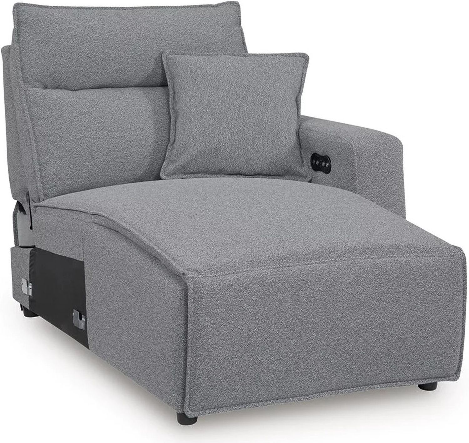 Modmax 4-Piece Power Reclining Sectional with Chaise In Salt and Pepper 65906S11