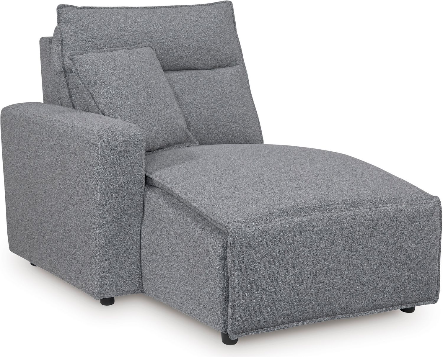 Modmax 6-Piece Reclining Sectional with Chaise and Audio Console In Salt and Pepper 65906S29