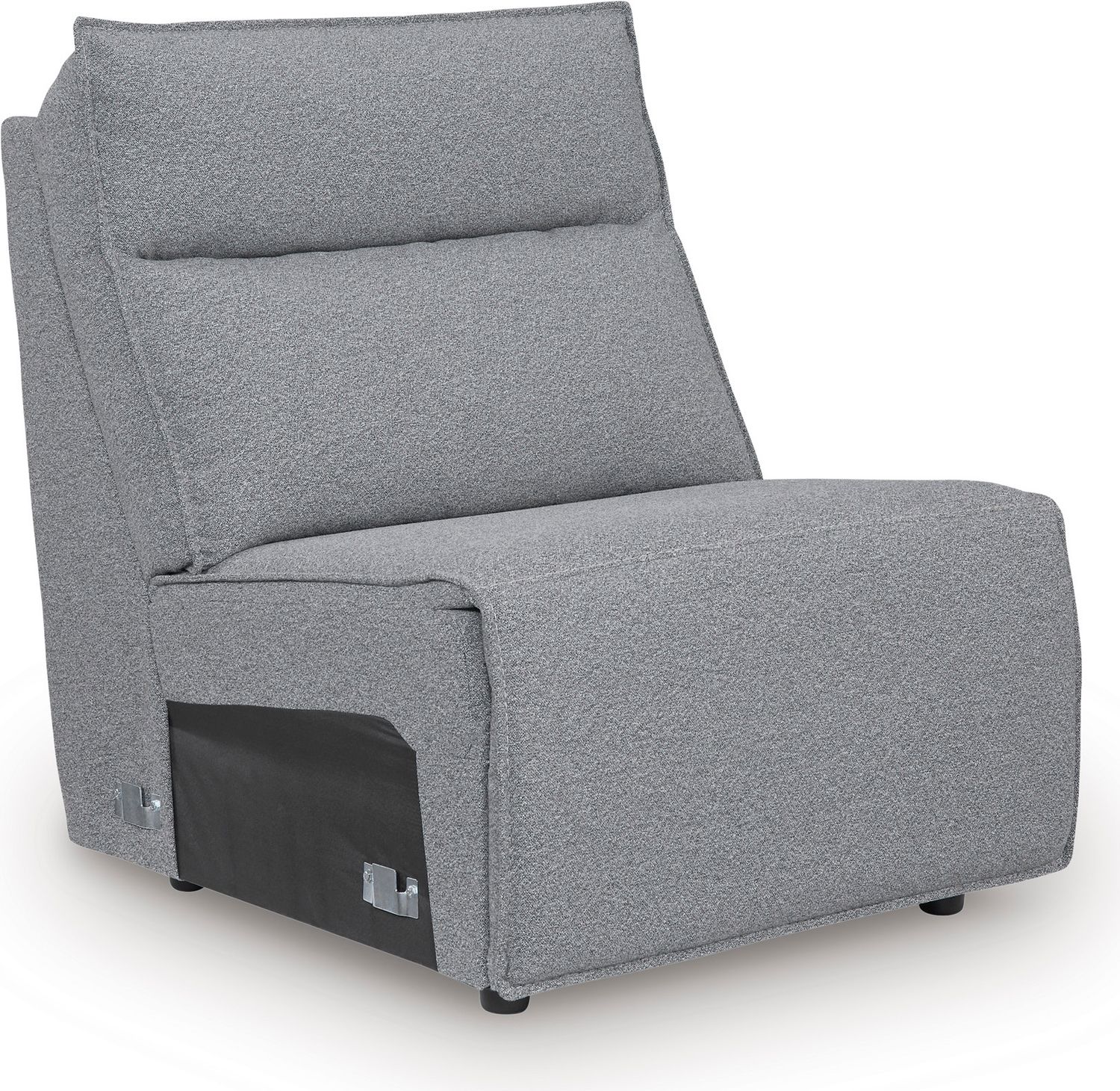 Modmax 6-Piece Reclining Sectional with Chaise and Audio Console In Salt and Pepper 65906S29