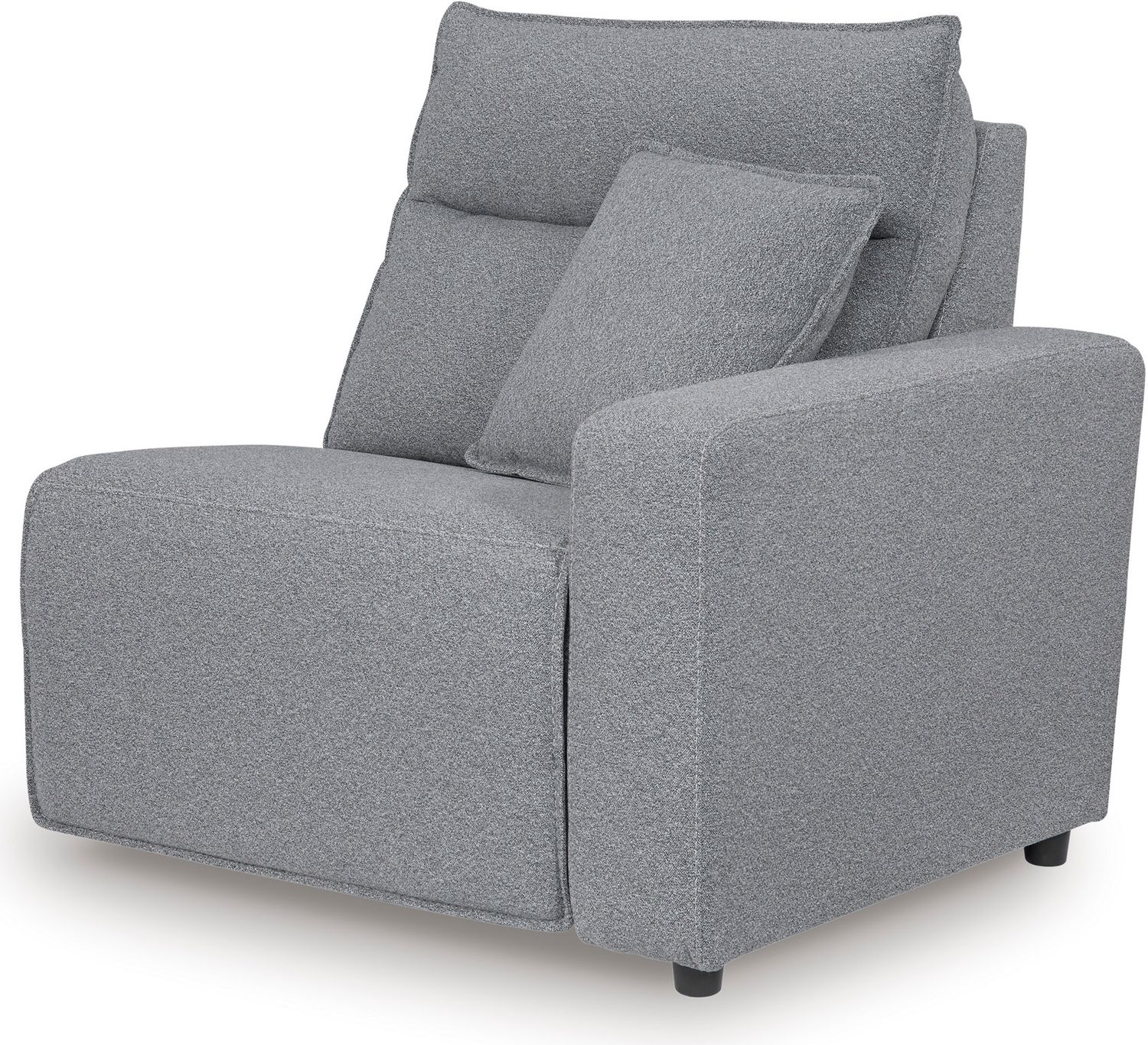 Modmax 6-Piece Reclining Sectional with Chaise and Audio Console In Salt and Pepper 65906S29