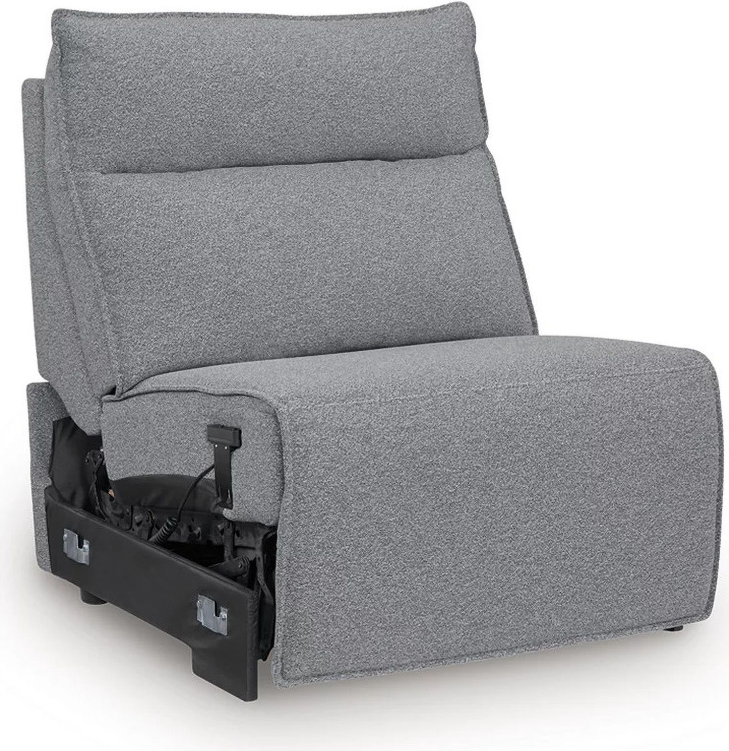 Modmax 6-Piece Reclining Sectional with Console In Salt and Pepper 65906S36
