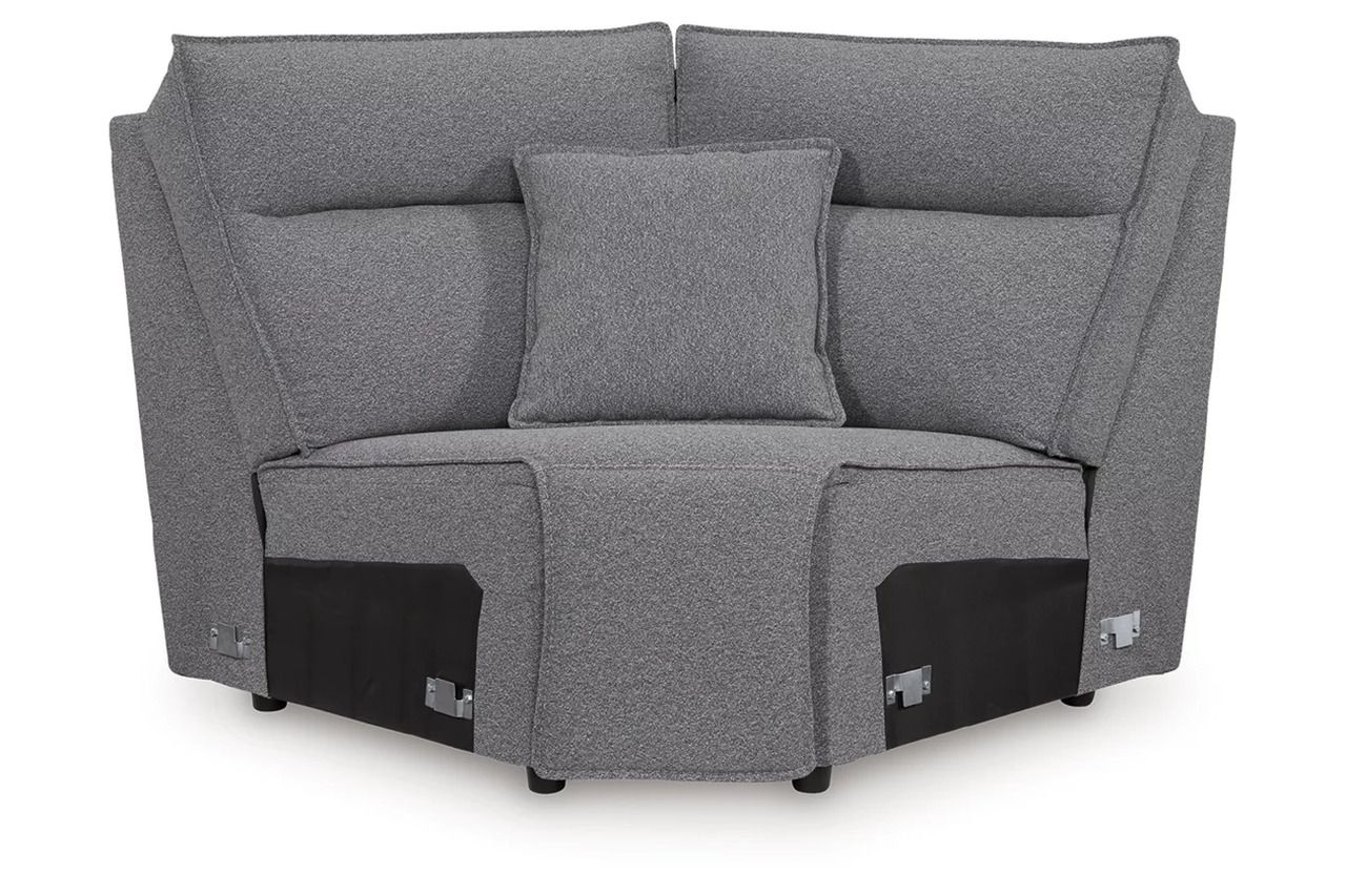 ModMax II 8-Piece Power Reclining Sectional with Console In Salt and Pepper 65906S47