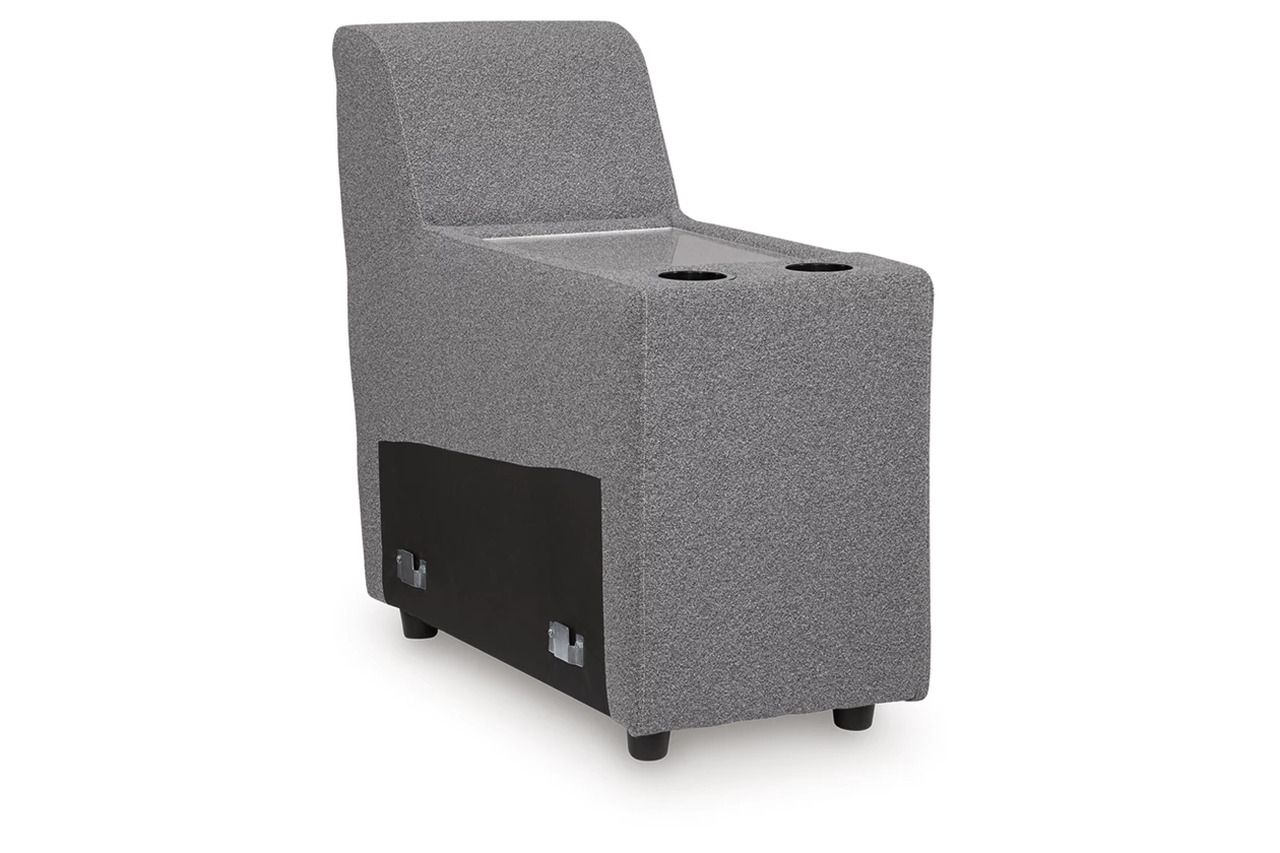 ModMax II 8-Piece Power Reclining Sectional with Console In Salt and Pepper 65906S47