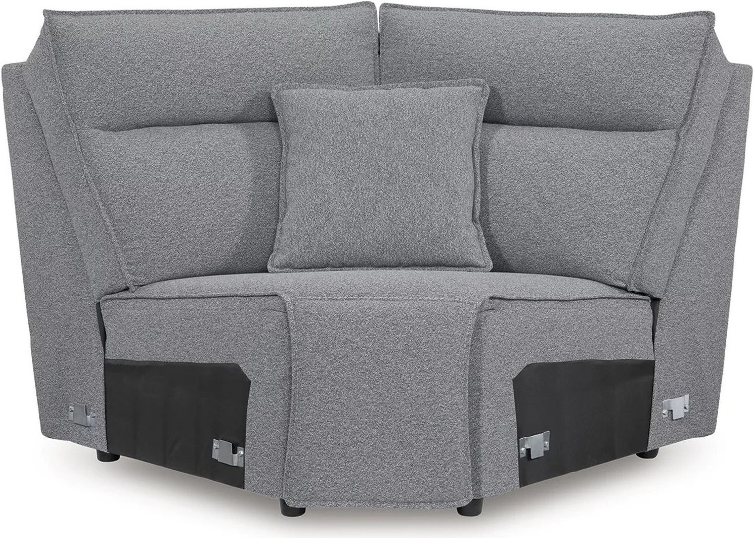 Modmax 6-Piece Power Reclining Sectional with RAF Chaise In Salt and Pepper 65906S6