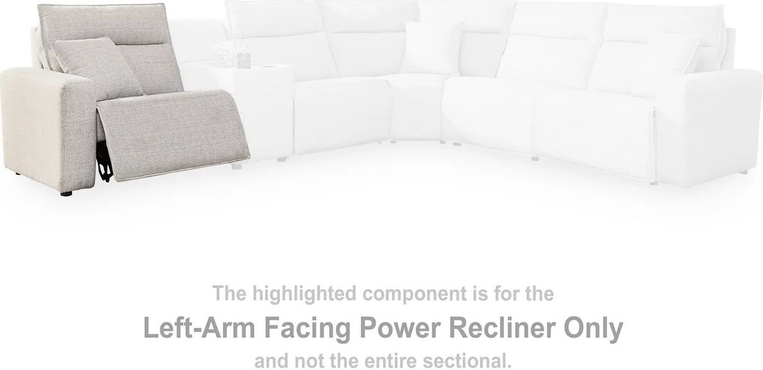 ModMax II 6-Piece Reclining Sectional with Console In Stone 65907S36