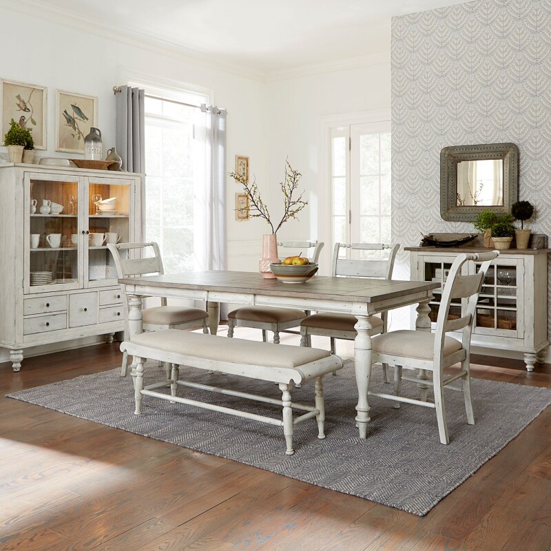 Whitney 6 Piece Rectangular Table Set 661WCD6RTS