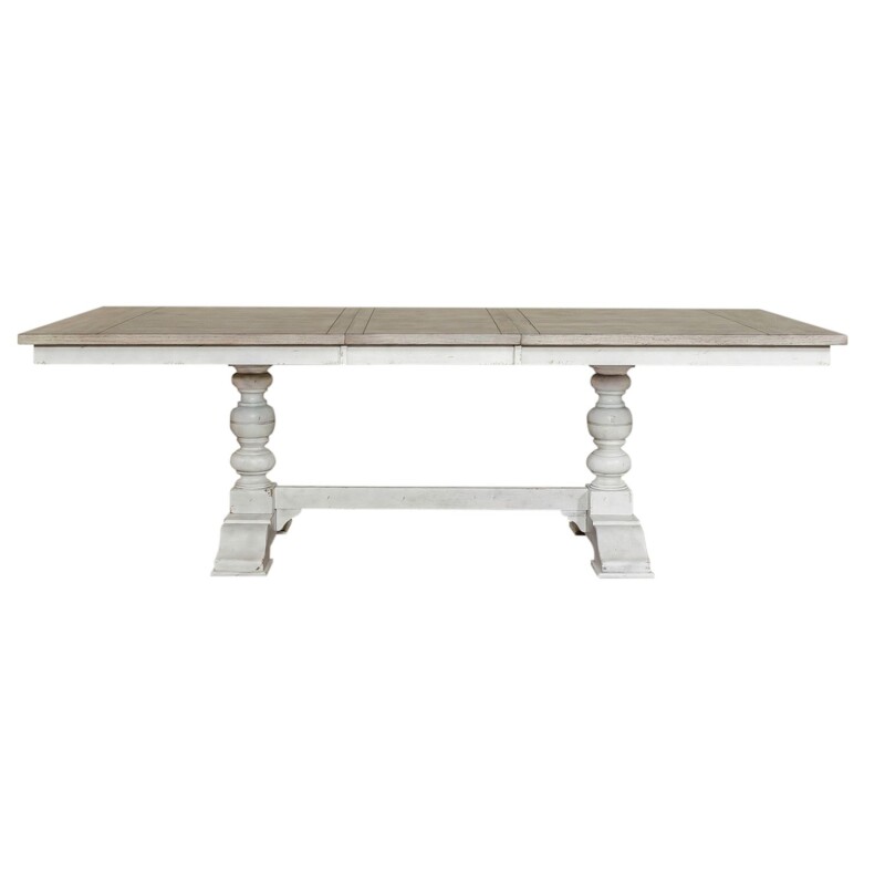 Whitney Trestle Table Set 661WCDTRS