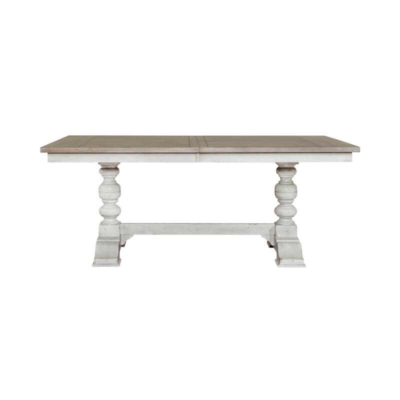 Whitney Trestle Table Set 661WCDTRS