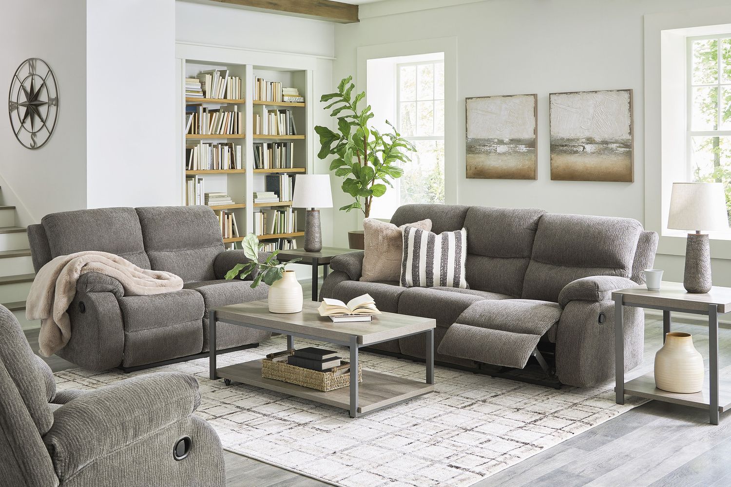 Scranto Rocker Recliner In Brindle 6650225