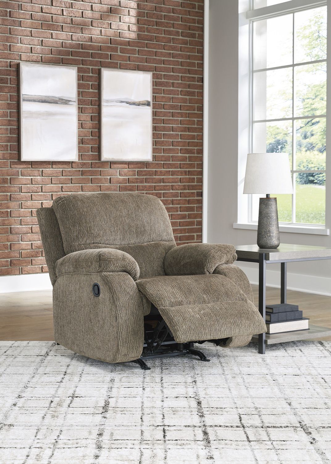 Scranto Rocker Recliner In Oak 6650425