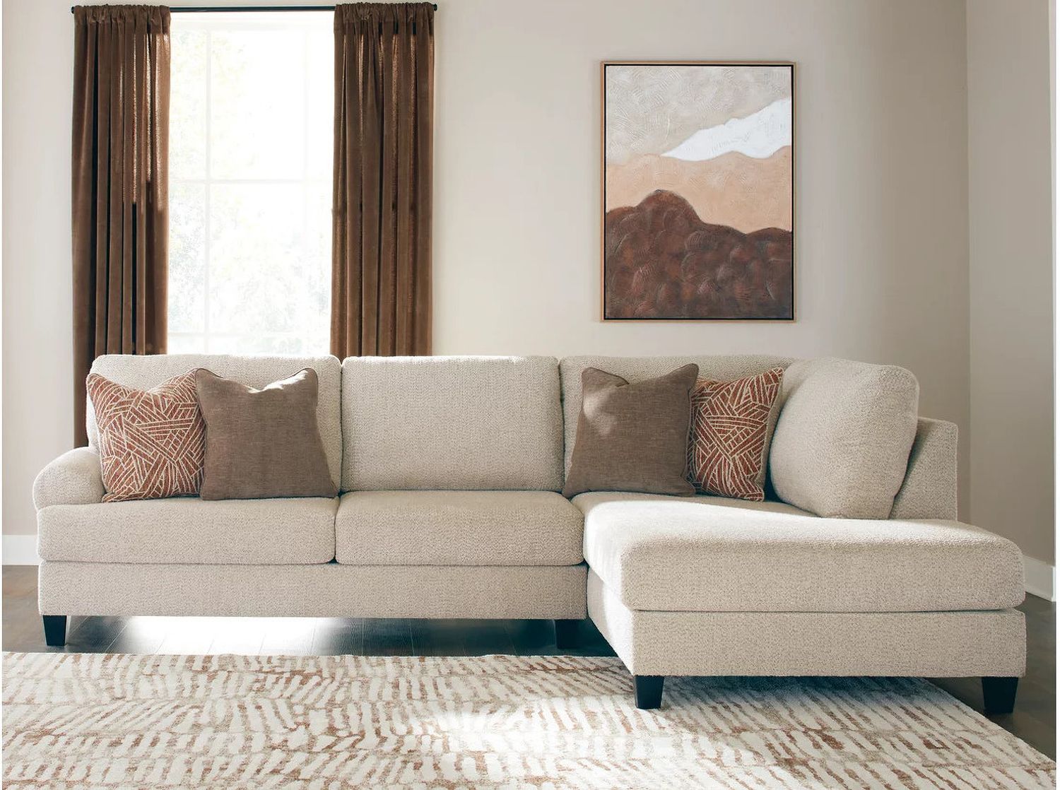 Steelwater Retreat 2-Piece Sectional with LAF Chaise In Latte 66704S1