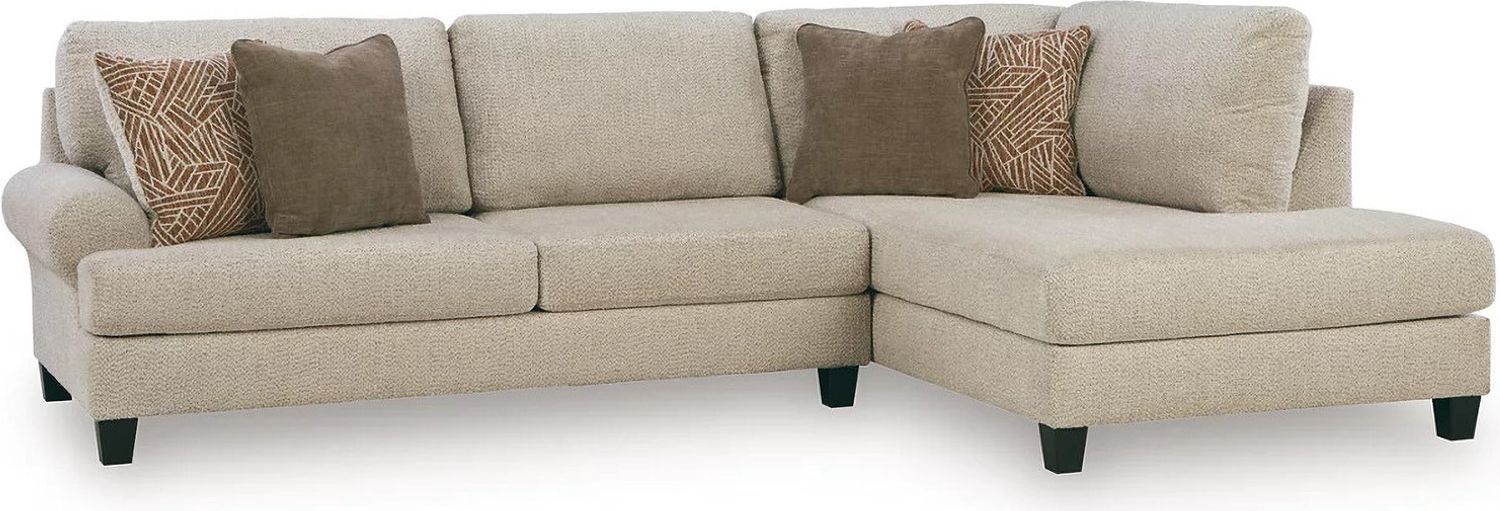 Steelwater Retreat 2-Piece Sectional with RAF Chaise In Latte 66704S2