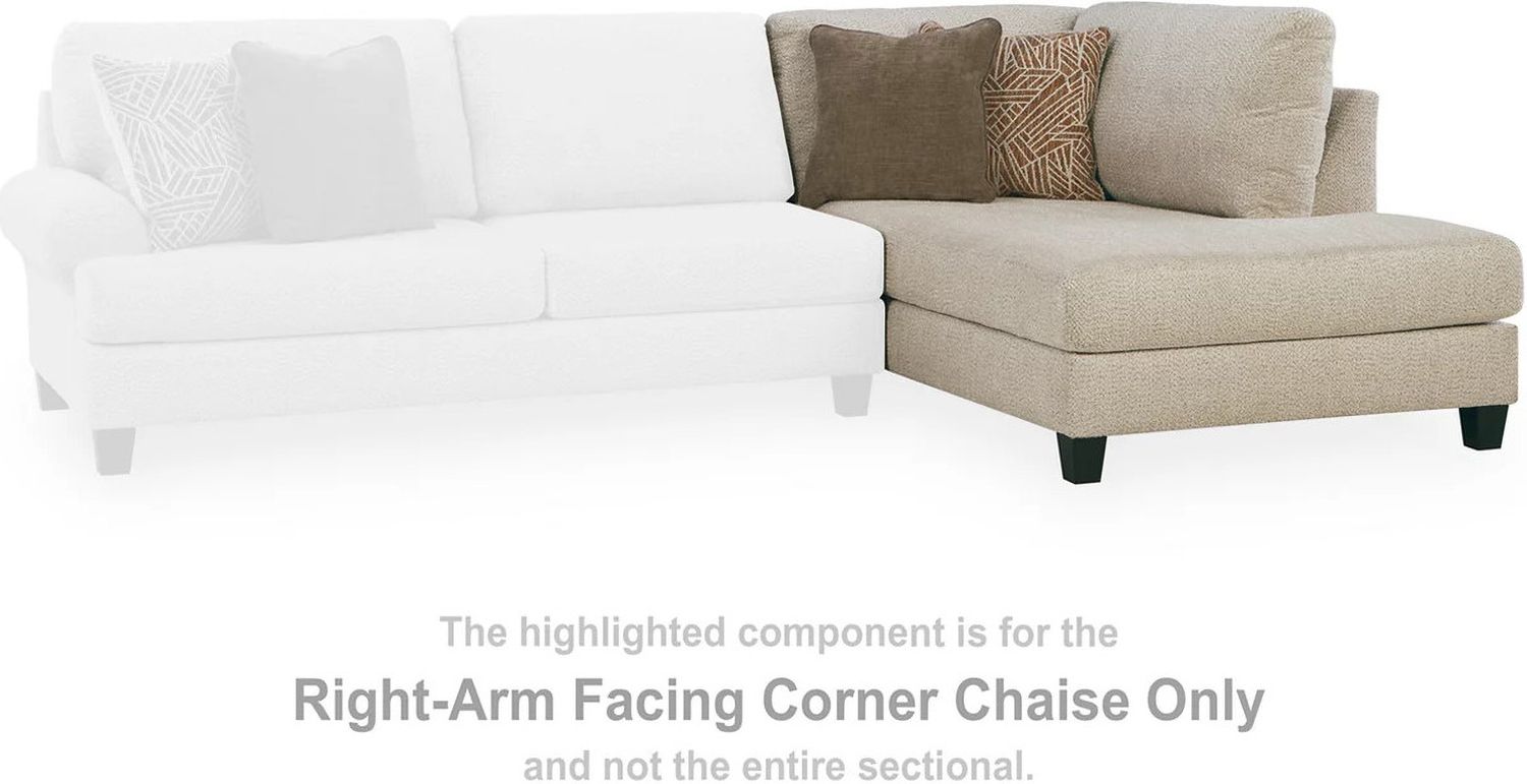 Steelwater Retreat 2-Piece Sectional with RAF Chaise In Latte 66704S2