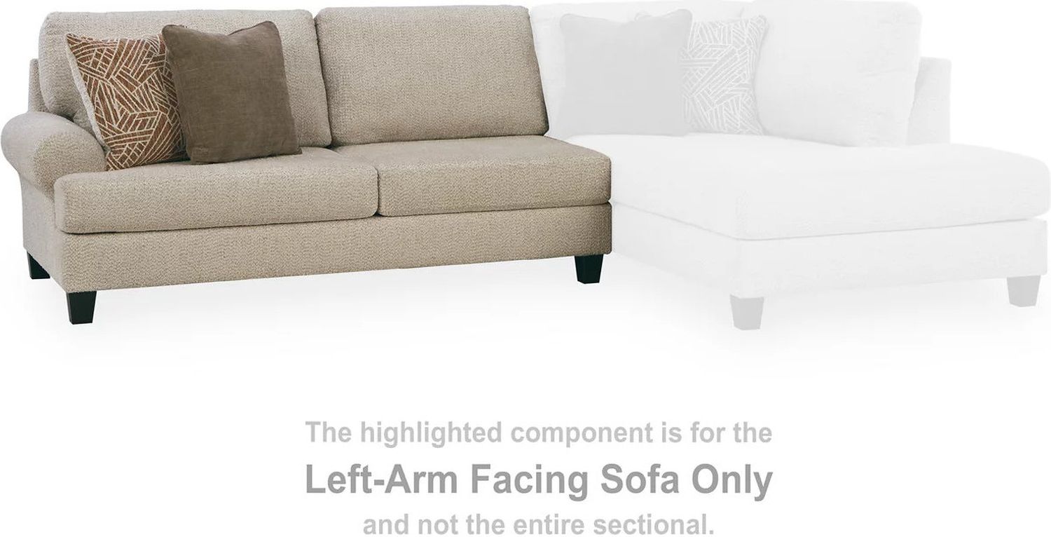 Steelwater Retreat 2-Piece Sectional with RAF Chaise In Latte 66704S2