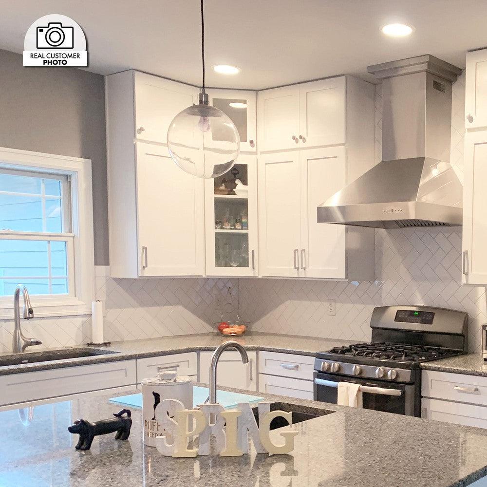 30 In. Professional Convertible Vent Wall Mount Range Hood In Stainless Steel 66730