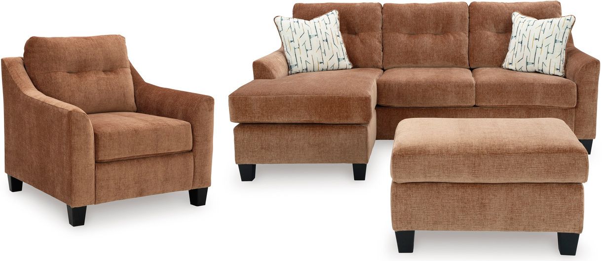 Amity Bay Sofa Chaise In Clay 6720418