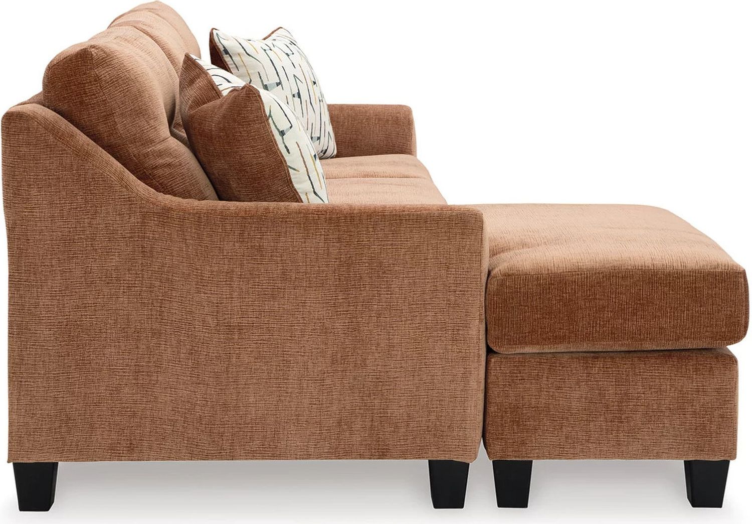 Amity Bay Queen Sofa Chaise Sleeper In Clay 6720468