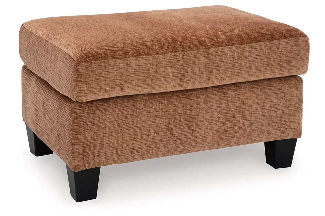 Amity Bay Sofa Chaise Sleeper with Chairs and Ottomans In Clay 67204U4