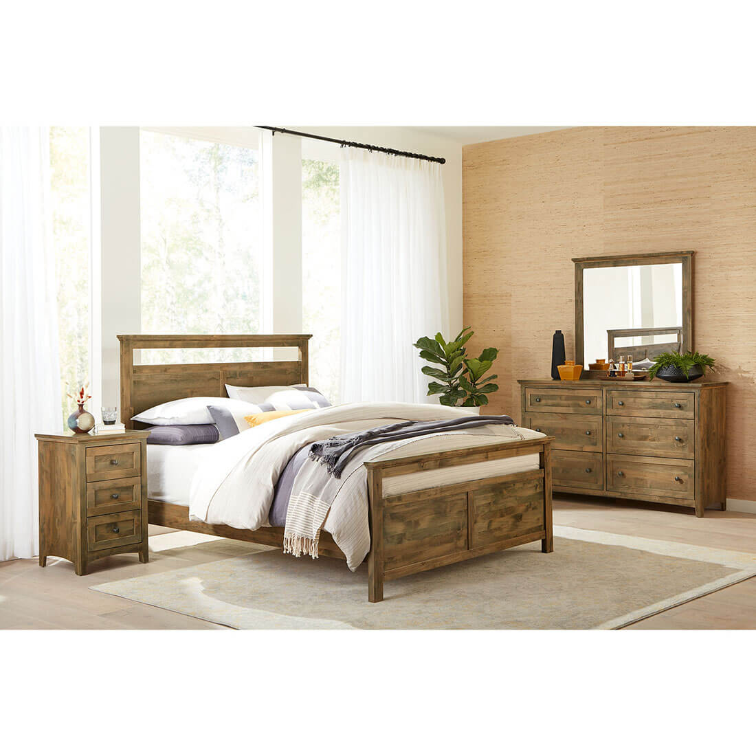 Emmerson Queen Bed - Tall Footboard - 67298 67298