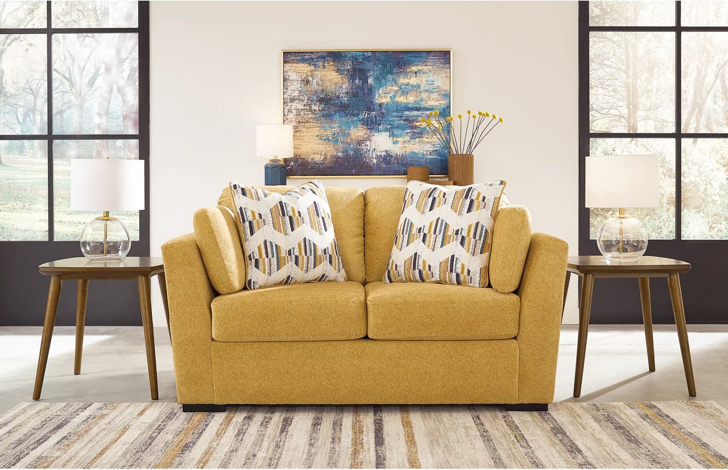 Keerwick Loveseat In Sunflower 6750635