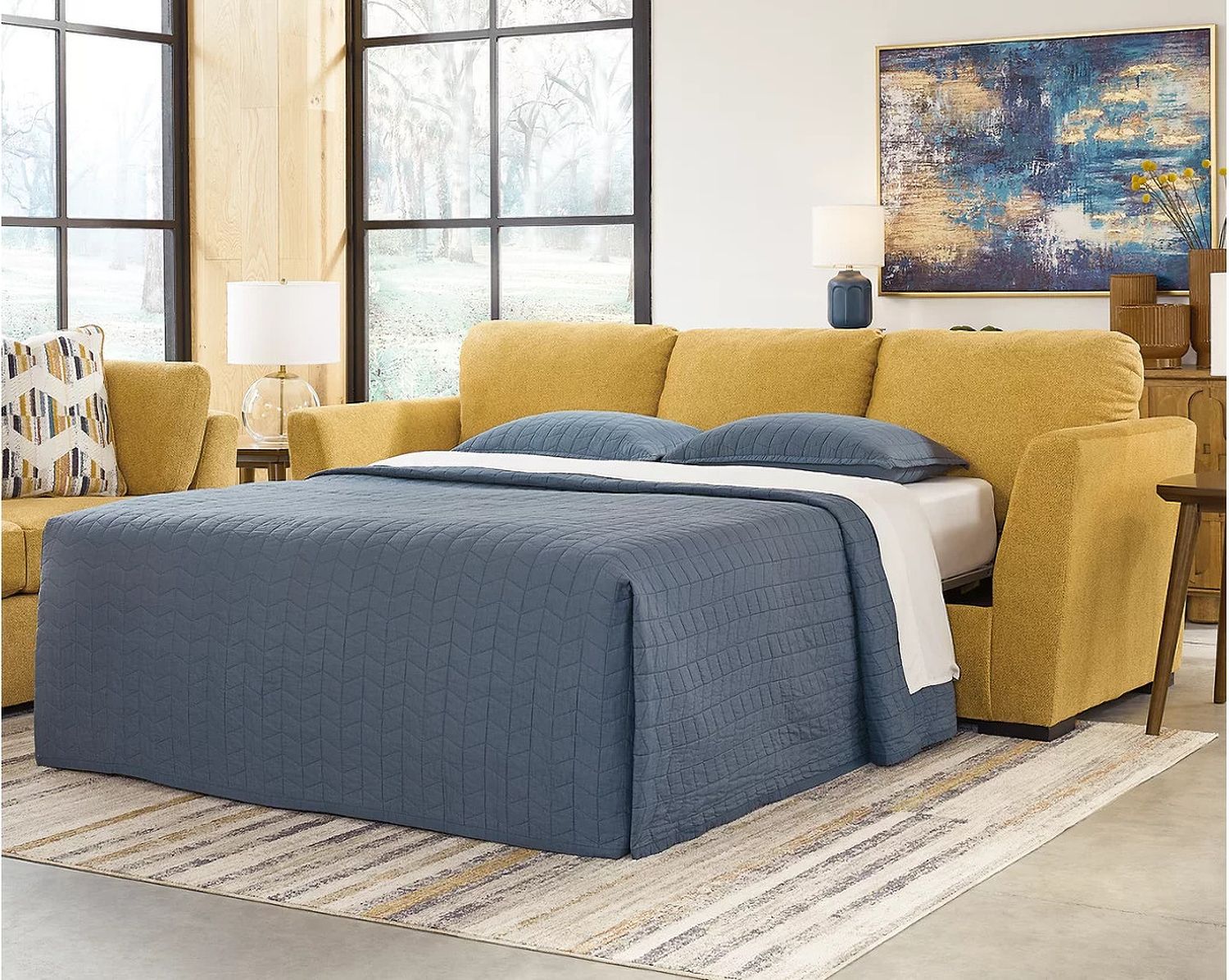 Keerwick Queen Sofa Sleeper In Sunflower 6750639