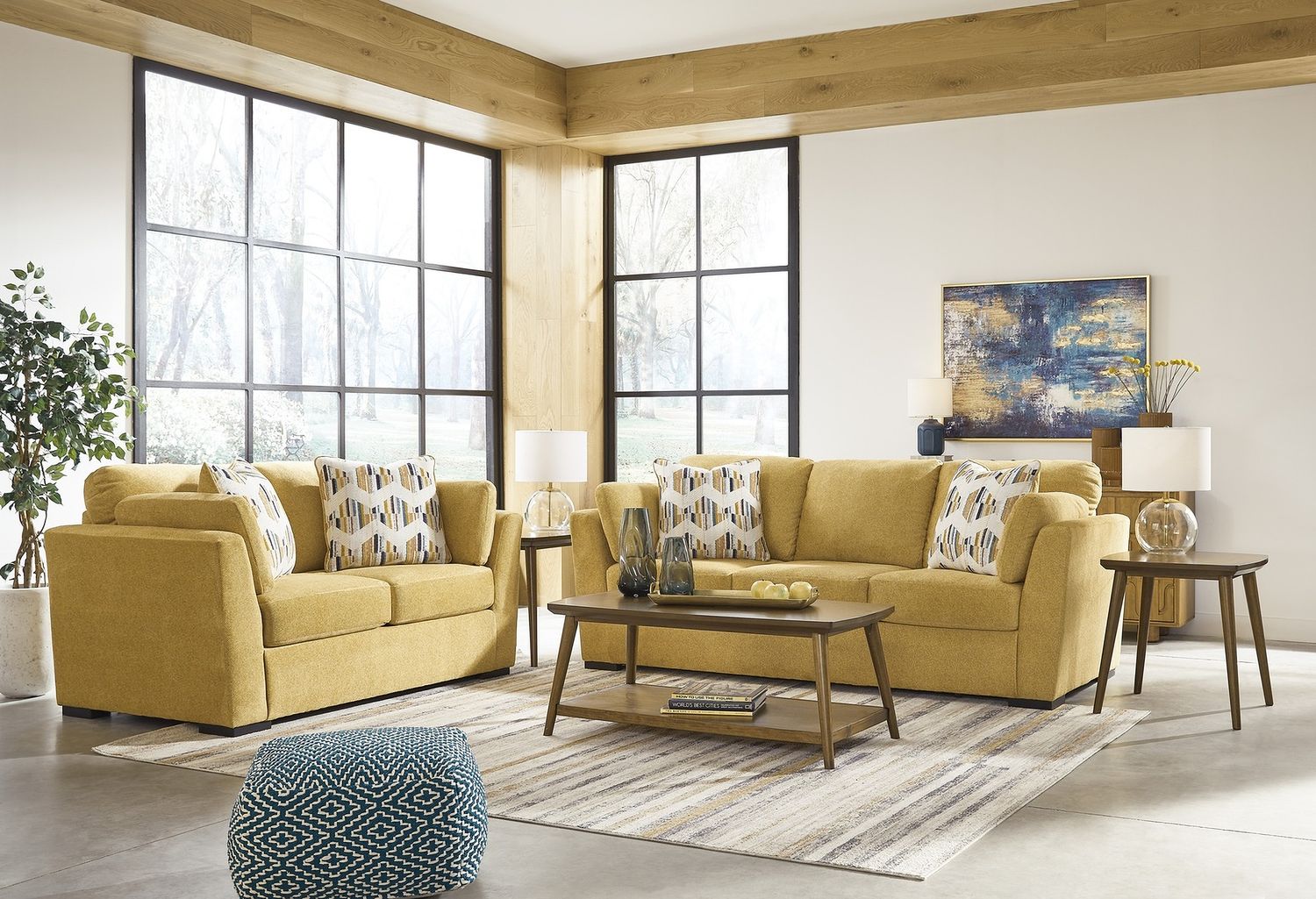 Keerwick Queen Sofa Sleeper In Sunflower 6750639