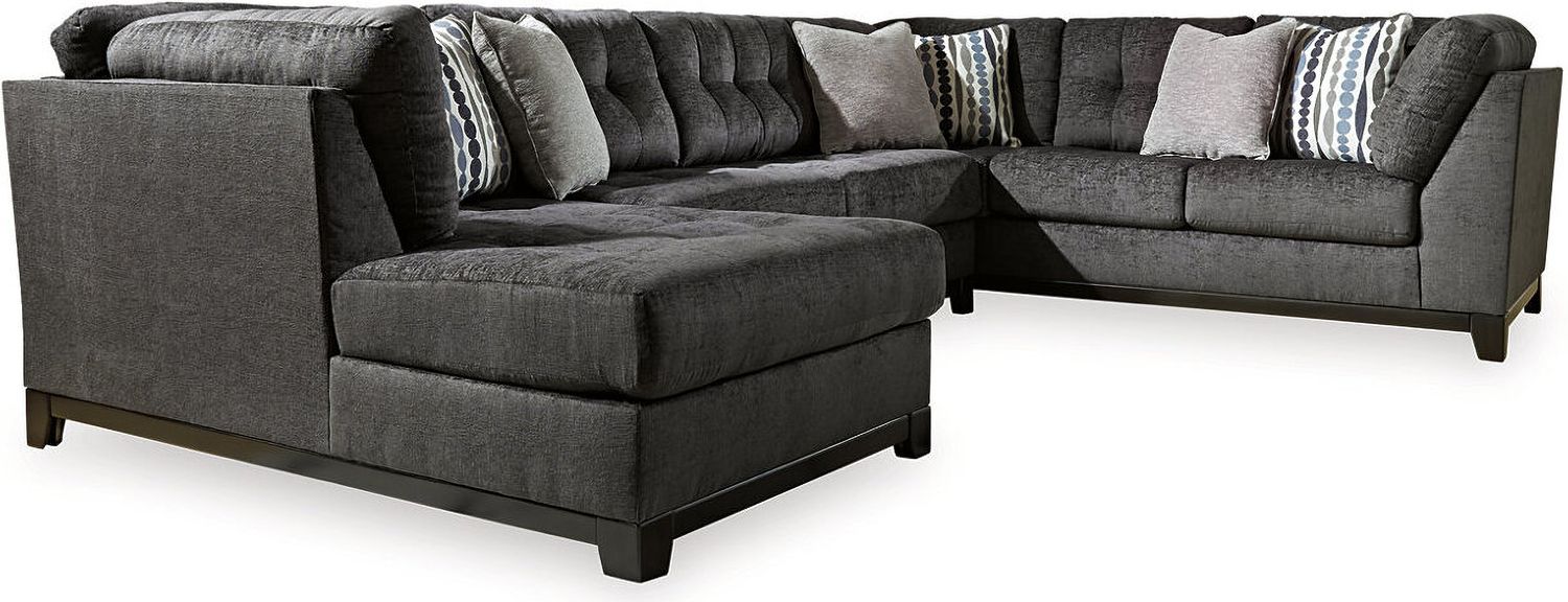 Reidshire 3-Piece Sectional with LAF Chaise In Steel 67622S1