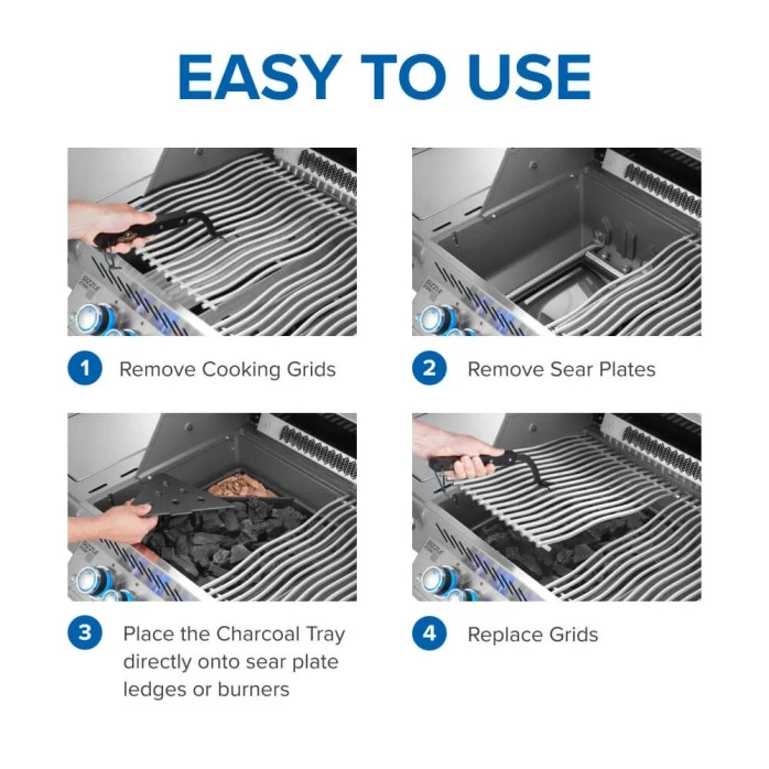 Cast Iron Charcoal and Smoker Tray 67732