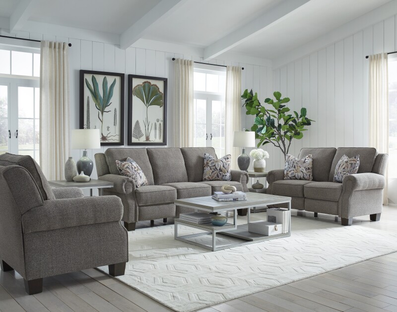 Bedford Park POWER HEADREST SOFA W/ PILLOWS 67862P
