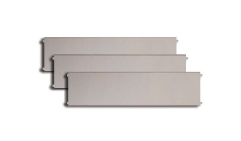 Divide 24" drawers into organized sections with Perlick's stainless steel drawer dividers. Commercial-quality, durable and constructed of 304 stainless steel. Comes in a pack of three divider 67964