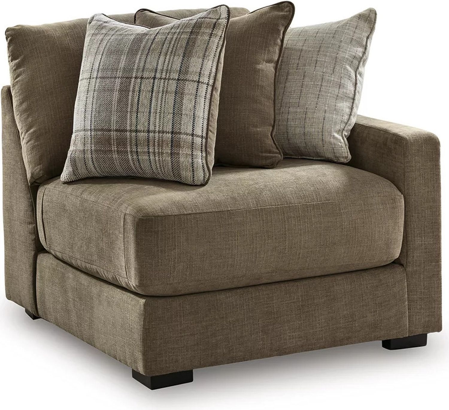 Camellia-Court 5-Piece Sectional In Coffee 68207S17