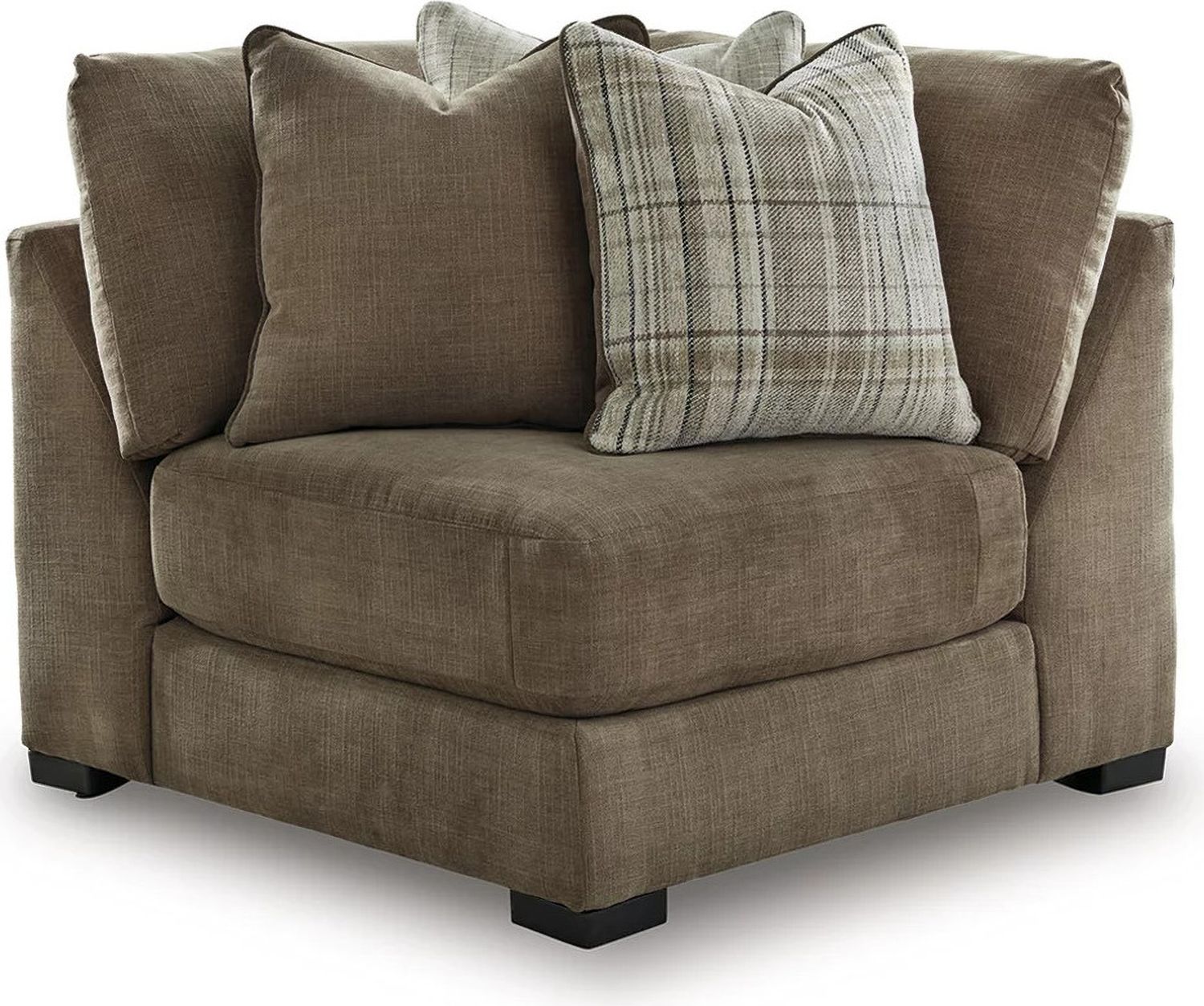 Camellia-Court 5-Piece Sectional In Coffee 68207S17