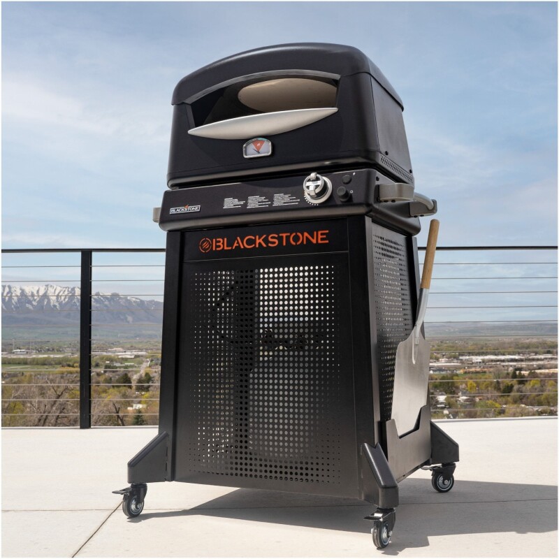 Pizza Oven with Mobile Cart view 3