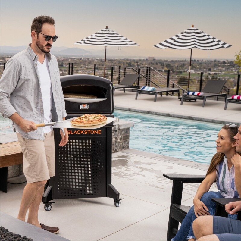 Pizza Oven with Mobile Cart view 9