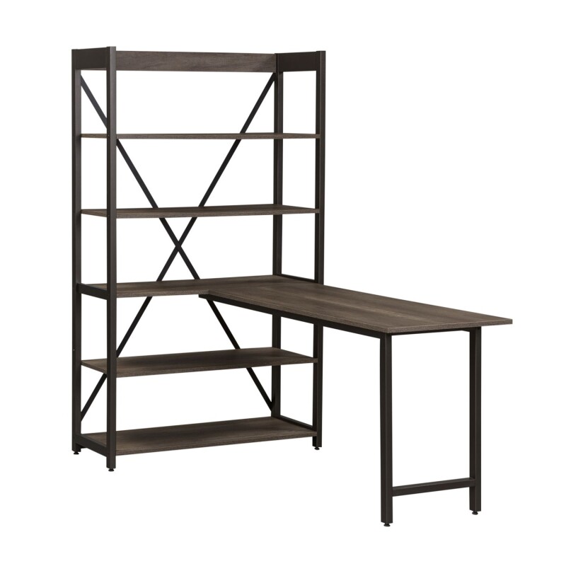Tanners Creek Desk and Bookcase Set 686HODSK