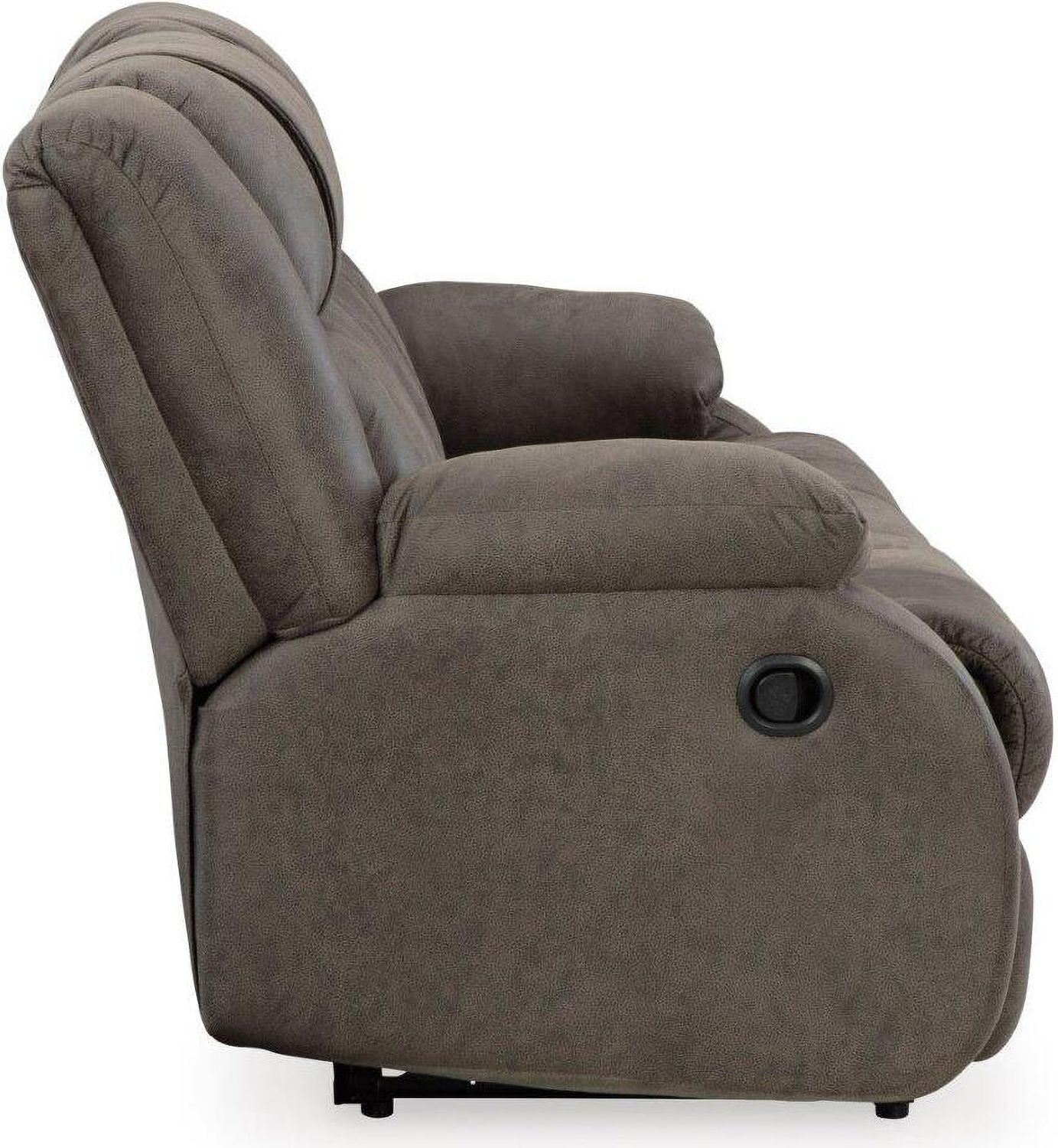 First Base Reclining Sofa In Gunmetal 6880488