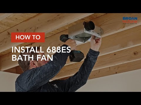 Bath Exhaust Fan, 50 CFM, ENERGY STAR 688ES