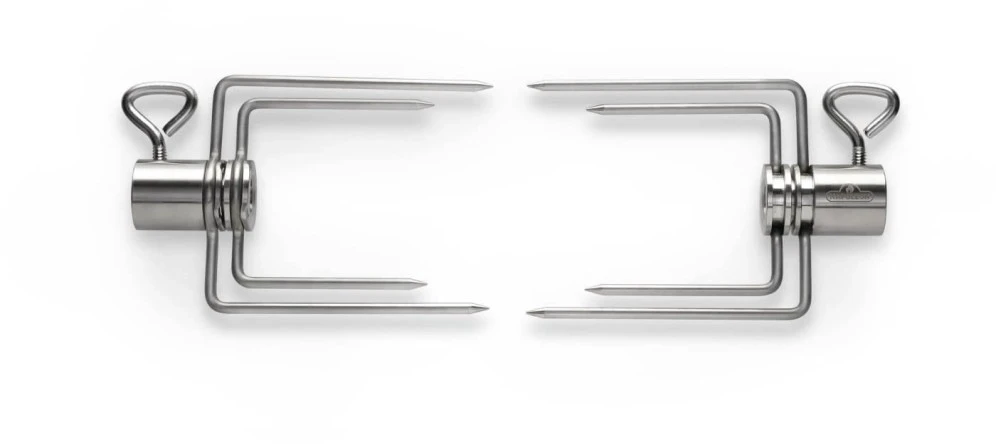 Commercial Quality Collapsible Rotisserie Forks Four Prongs, Set of Two 69002