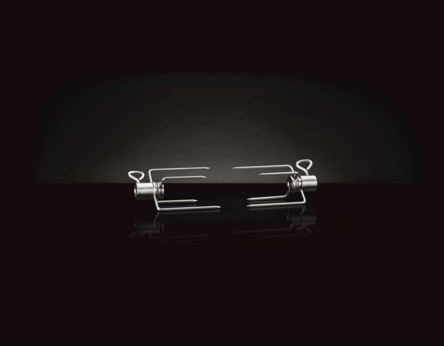 Commercial Quality Collapsible Rotisserie Forks Four Prongs, Set of Two 69002