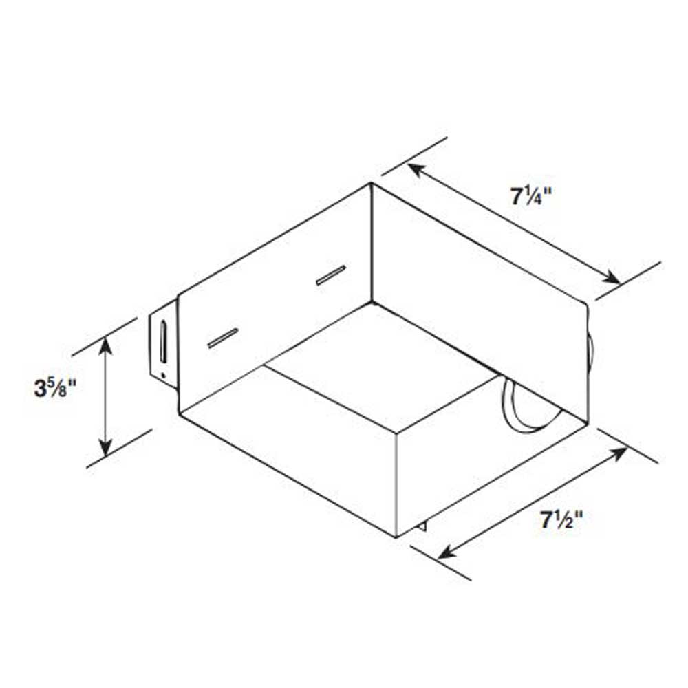 NuTone Housing Pack, 50 CFM, 4.0 Sones 690RA